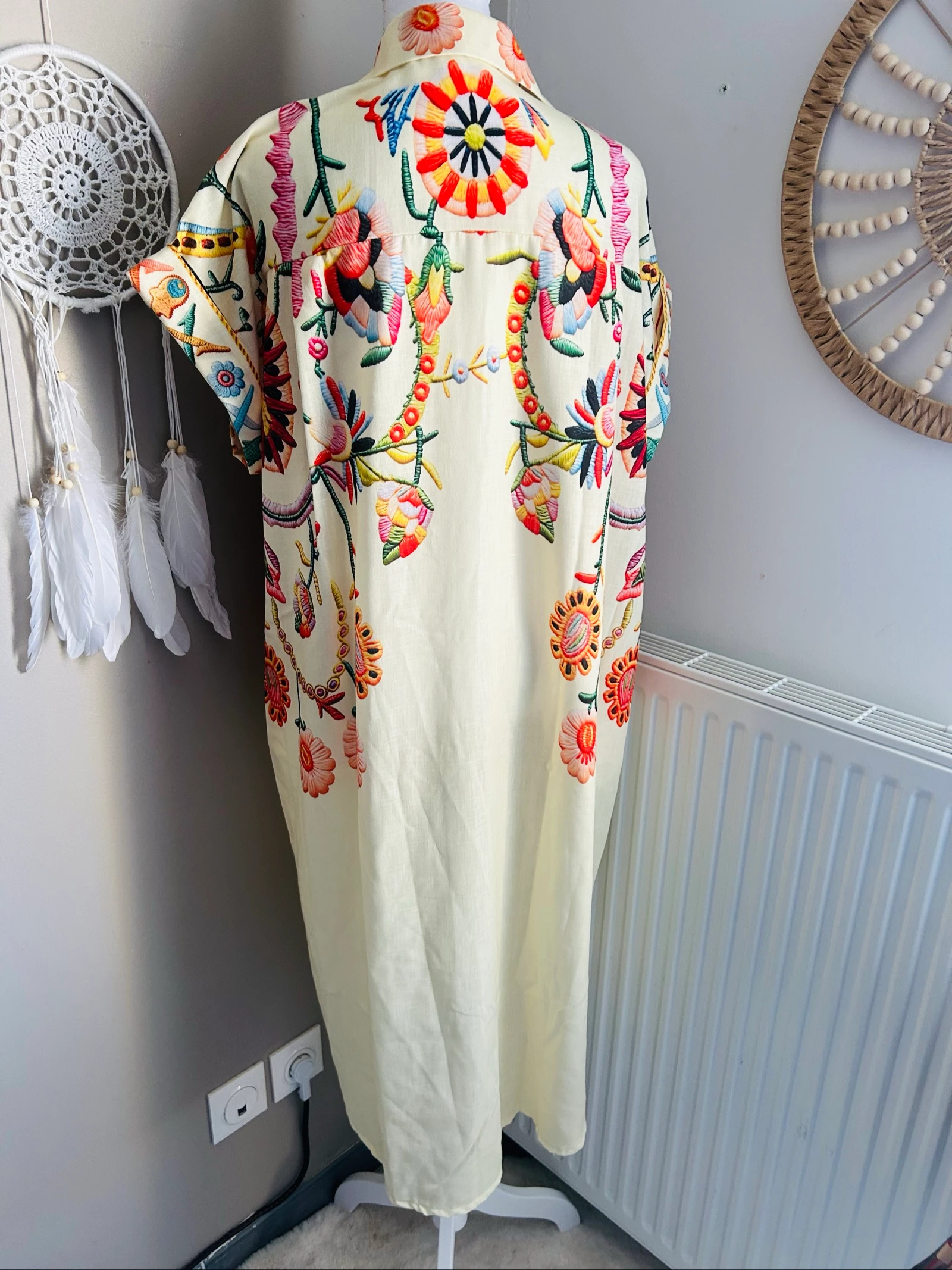 Oversized 100% cotton floral dress – photo 7